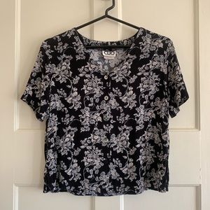 Vintage Floral Blouse Clio Petites